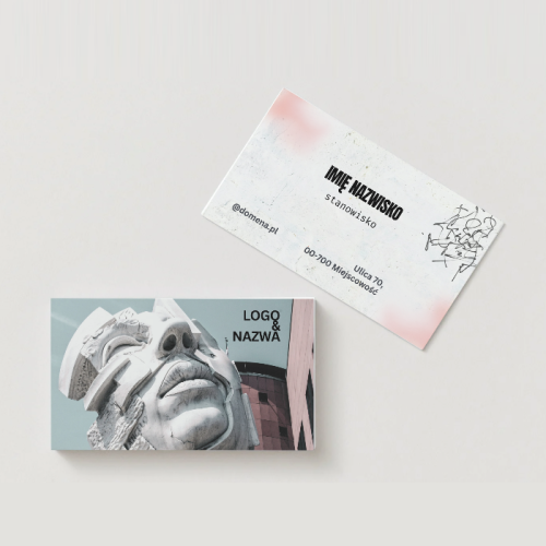 Przejdź do produktu Projekt wizytówki Kolor - premium