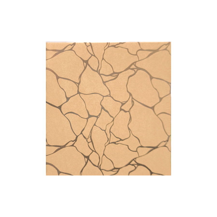 Album na zdjęcia ekologiczny kraft - złoty wzór