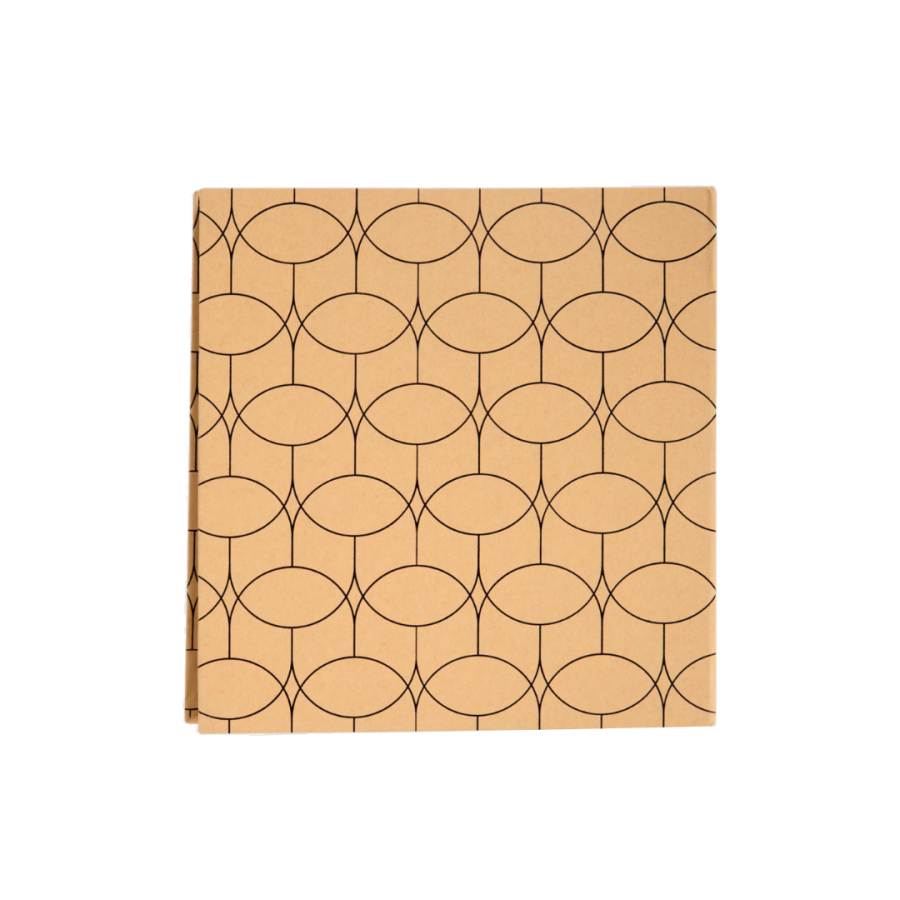 Album na zdjęcia ekologiczny kraft - czarny wzór