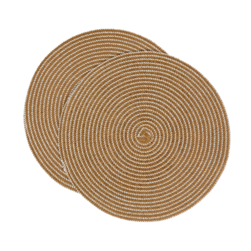 Przejdź do produktu Podkładki pod talerz ekologiczne z juty – 2 szt., brązowe