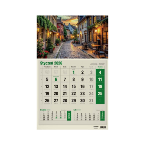 Przejdź do produktu Kalendarz ekologiczny 2026 – jednodzielny, wzór 1