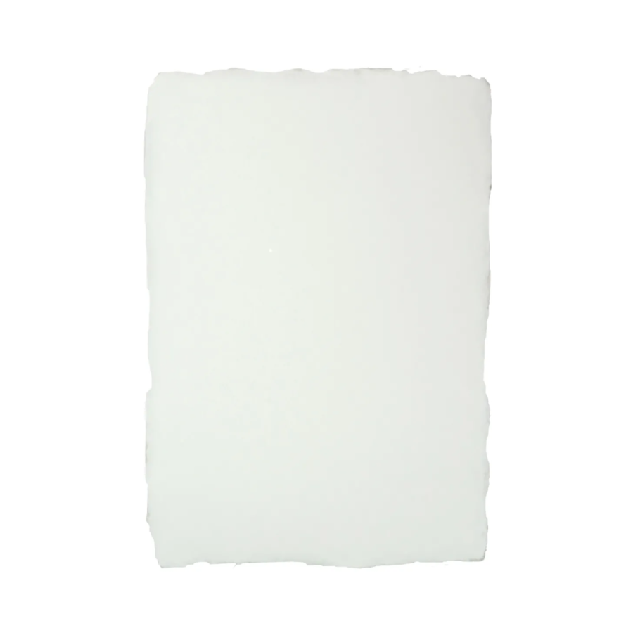 Papier ręcznie czerpany ekologiczny A4 - biały, gładki