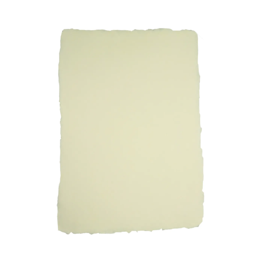 Papier ręcznie czerpany ekologiczny A4 - ecru, gładki