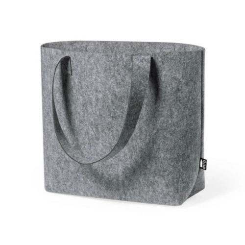 Przejdź do produktu Torba ekologiczna z filcu RPET - 42 x 31 x 11,5 cm, szara