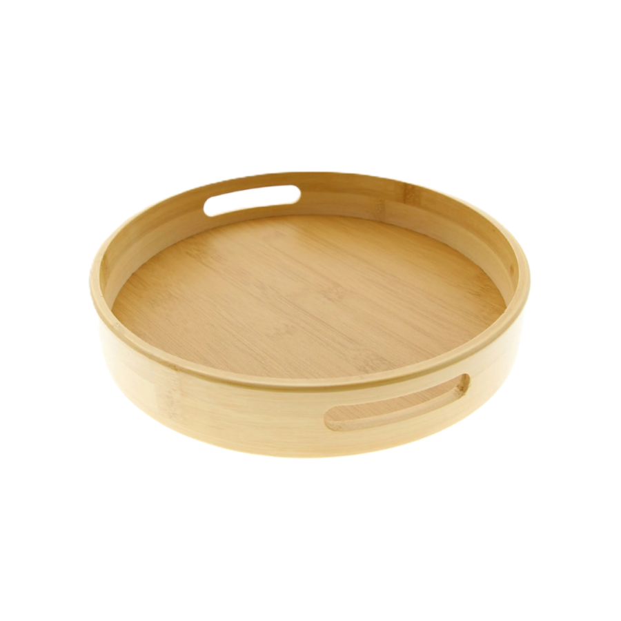 Taca ekologiczna z bambusa – okrągła