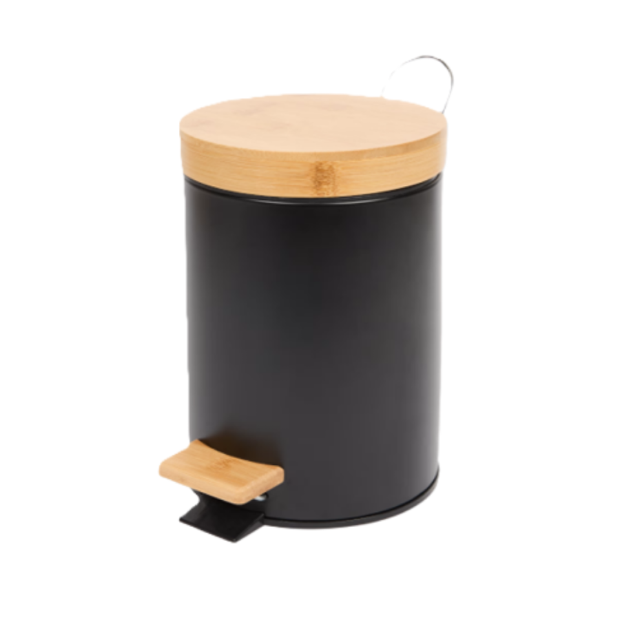 Kosz na śmieci ekologiczny 3 l – czarny