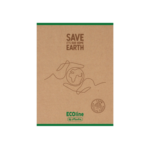 Przejdź do produktu Zeszyt ekologiczny A5, 60 kartek w kratkę – Ziemia i dłonie