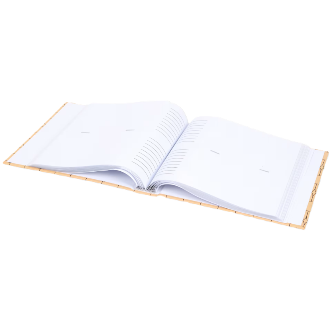 Album na zdjęcia ekologiczny kraft - czarny wzór - zdjęcie 2